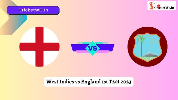 West Indies vs England 1st T20I 2023